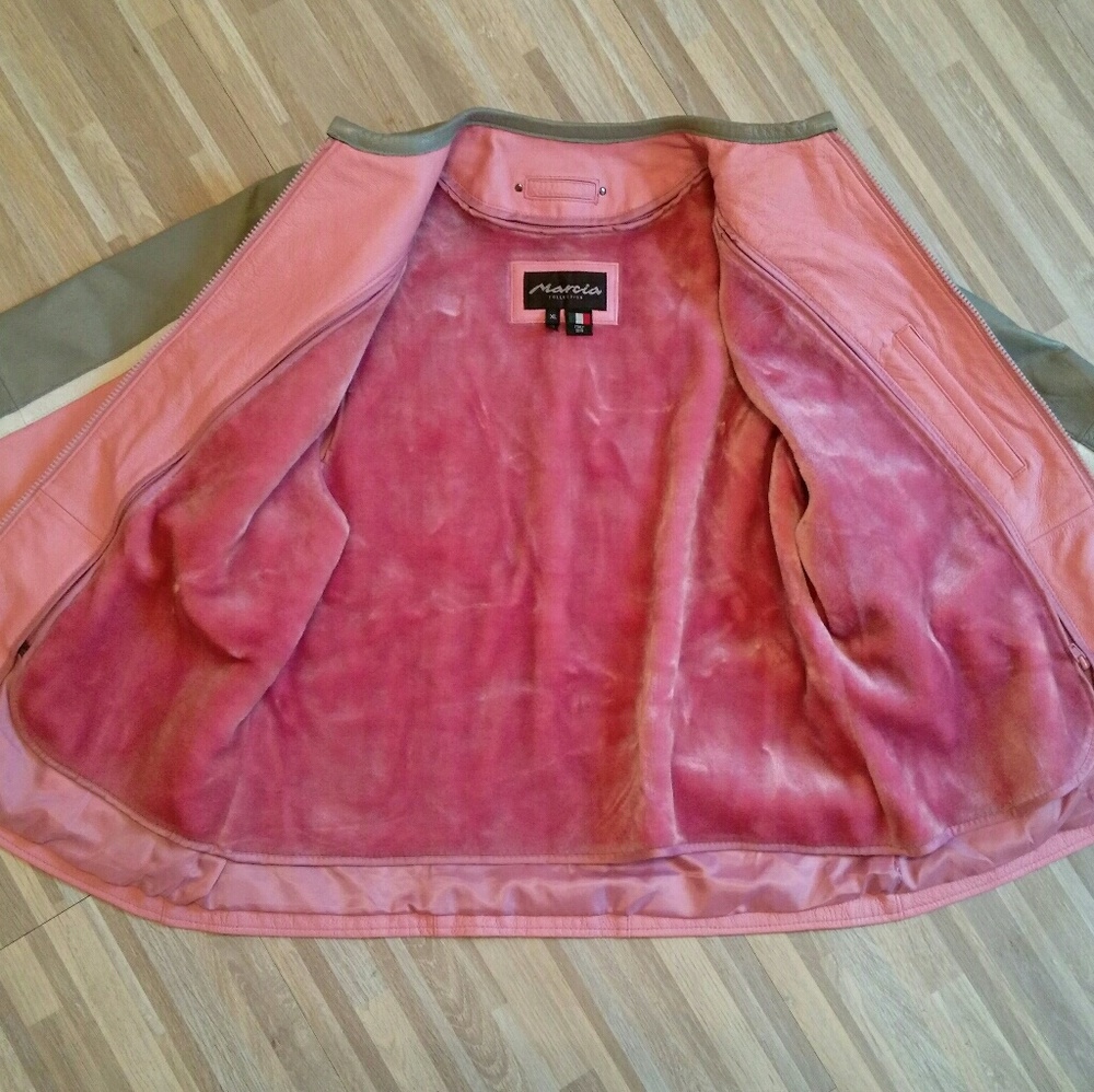 Marcia Collection Leather Racing Jacket - Picture 6 of 6
